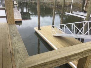 floating dock and ramp